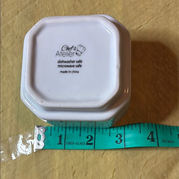 White Ceramic Storage Container - Picture 3 of 4
